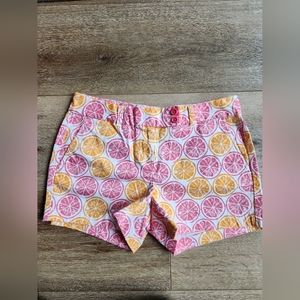 Women's Vineyard Vines Colorful Citrus Shorts Size 4